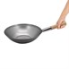 Wok en acier doux Vogue 33 cm