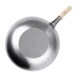 Wok en acier doux Vogue 35,6 cm