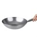 Wok en acier doux Vogue 35,6 cm