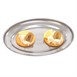 Plat de service ovale en inox Olympia