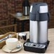 Pichet à pompe en acier inoxydable Olympia 2,5L