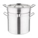 Marmite bain marie aluminium Vogue 10L