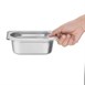 Bac Gastronorme inox GN 1/9 65mm Vogue