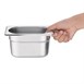Bac Gastronorme inox GN 1/9 100mm Vogue