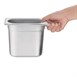 Bac Gastronorme inox GN 1/9 150mm Vogue
