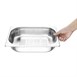 Bac Gastronorme inox perforé GN 1/2 65mm Vogue