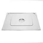 Couvercle GN 2/1 inox double Vogue