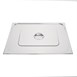 Couvercle GN 2/1 inox double Vogue