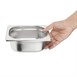 Bac Gastronorme inox GN 1/6 65mm Vogue