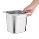 Bac Gastronorme inox GN 1/6 150mm Vogue