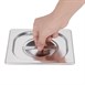 Couvercle GN 1/6 inox Vogue