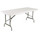 Table pliable au centre Bolero blanche 1829mm