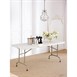 Table pliable au centre Bolero blanche 1829mm