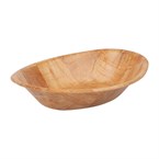 Corbeille ovale en bois grand modèle