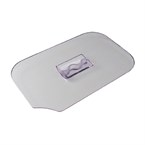 Couvercle transparent en SAN avec encoche pour saladiers Dalebrook 2,2kg