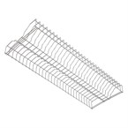 Support inox pour assiettes Vogue 915 mm