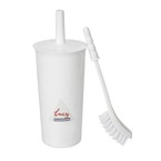 Brosse WC et support blancs Jantex 