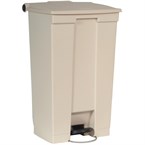 Conteneur à pédale Rubbermaid Step-On beige 87L