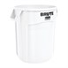 Collecteur Rubbermaid Brute blanc 76L