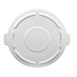 Couvercle pour collecteur Rubbermaid Brute blanc 75,7L