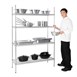 Etagère modulaire 4 niveaux 1220x457mm Vogue