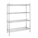 Etagère modulaire 4 niveaux 1525x457mm Vogue