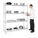 Etagère modulaire 4 niveaux 1525x457mm Vogue