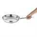 Poêle induction en acier inoxydable Vogue 280mm