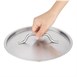 Couvercle  en acier inoxydable Vogue 240mm