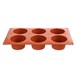 Plaque 6 muffins en silicone Pavoni Formaflex