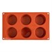 Plaque 6 muffins en silicone Pavoni Formaflex