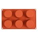 Plaque 6 muffins en silicone Pavoni Formaflex