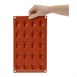 Plaque 20 mini-madeleines en silicone Pavoni Formaflex