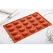 Plaque 20 mini-madeleines en silicone Pavoni Formaflex