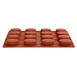 Plaque 16 ovales en silicone Pavoni Formaflex
