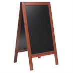 Panneau de trottoir Securit Duplo acajou 700 x 1350mm