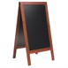 Panneau de trottoir Securit Duplo acajou 700 x 1350mm