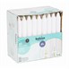 Bougies bistro Bolsius 177mm blanches (Lot de 45)