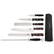 Ensemble couteaux manche en bois de rose, couteau de cuisinier 250mm et étui Victorinox
