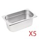 Lot de 5 bacs GN1/4 Vogue