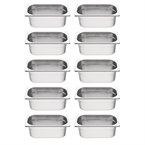 Lot de 10 bacs GN1/4 Vogue