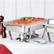 OFFRE SPÉCIALE Lot de 2 chafing dish Milan GN 1/1 + 72 capsules de gel combustible Olympia