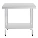 Table de préparation sans rebord en acier inoxydable Vogue 900 x 600mm