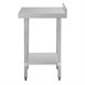 Table de préparation avec rebord en acier inoxydable Vogue 600 x 600mm