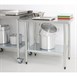 Table de préparation en acier inoxydable sans dosseret Vogue 600(P)mm