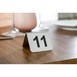 Lot de numéros de table en acier inoxydable Olympia 11-20 (Lot de 10)