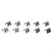 Lot de numéros de table en acier inoxydable Olympia 21-30 (Lot de 10)