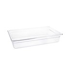 Bac Gastronorme en polycarbonate transparent 100mm Vogue