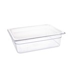 Bac Gastronorme en polycarbonate transparent un demi 100mm Vogue