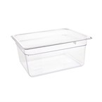 Bac Gastronorme en polycarbonate transparent un demi 150mm Vogue